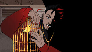 To Eat A Canary: Menu Art